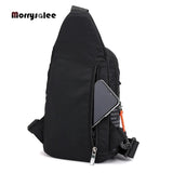 Nylon Men Chest Bag Rucksack Knapsack Famous Travel Casual Male