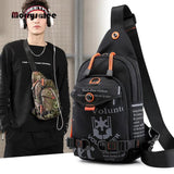 Nylon Men Chest Bag Rucksack Knapsack Famous Travel Casual Male