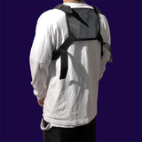 Men Chest Rig Bag Hip Hop Streetwear Functional Chest Bag Waistcoat
