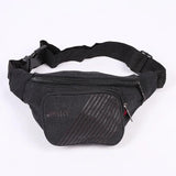 Men Canvas Waist Bag for Sport Casual Two Layer Waist Pack Climbing Riding