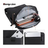 Men's Light Canvas Shoulder Bag for iPad 7.9' Waterproof Crossbody Business Bag
