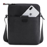 Men's Light Canvas Shoulder Bag for iPad 7.9' Waterproof Crossbody Business Bag
