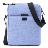 Men's Light Canvas Shoulder Bag for iPad 7.9' Waterproof Crossbody Business Bag