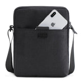 Men's Light Canvas Shoulder Bag for iPad 7.9' Waterproof Crossbody Business Bag