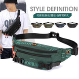 Men Nylon Waist Pack Belt Bag Waterproof Travel Sling Chest Fanny Pack