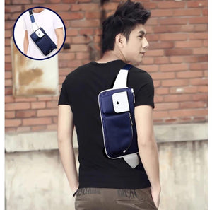 Waterproof Waist Bag Men Women Belt Chest Handbag Fanny-pack Solid Pack