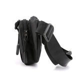 Men Waist Belt Pack Military Shoulder Bag Travel Motorcycle Riding Nylon Chest H
