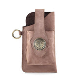 Crazy Horse Leather Man Bag Outdoor Sports Belt Waist Bag