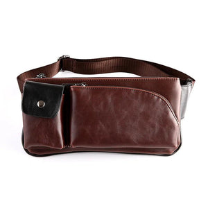 Men's Retro Chest Bag Messenger Bag Sports Bag Leisure Waist Bag