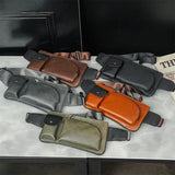 Men's Retro Chest Bag Messenger Bag Sports Bag Leisure Waist Bag