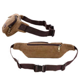 Men Casual Waist Bag Money Phone Belt Coffee Hip Bag Shoulder Pack
