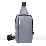 Men's Crossbody Messenger Bag Waterproof Nylon Chest Pack