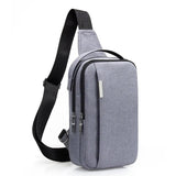 Men's Crossbody Messenger Bag Waterproof Nylon Chest Pack