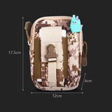 Camouflage Sports Waist Bag Waterproof Nylon Phone Pouch