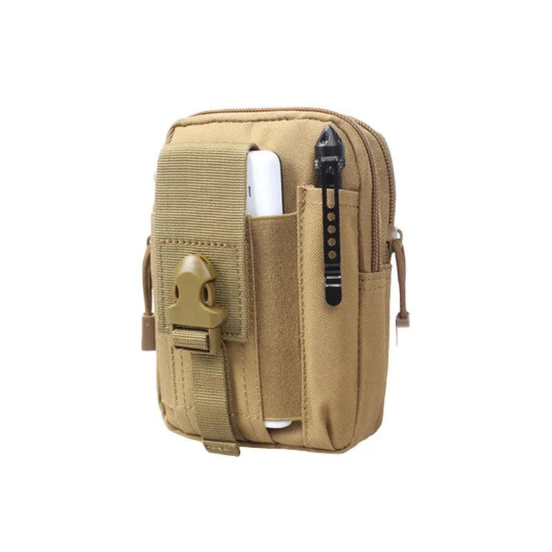 Camouflage Sports Waist Bag Waterproof Nylon Phone Pouch