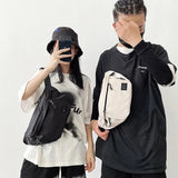Nylon Waist Bag Street Hip Hop Belt Bag High Capacity Chest Bag