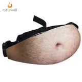Atuwill Dad Bod Bag Dadbod Bags Funny Waist Bag Flesh