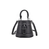 One-shoulder Diagonal Bag Contrast Bucket Bag Mini Handbags