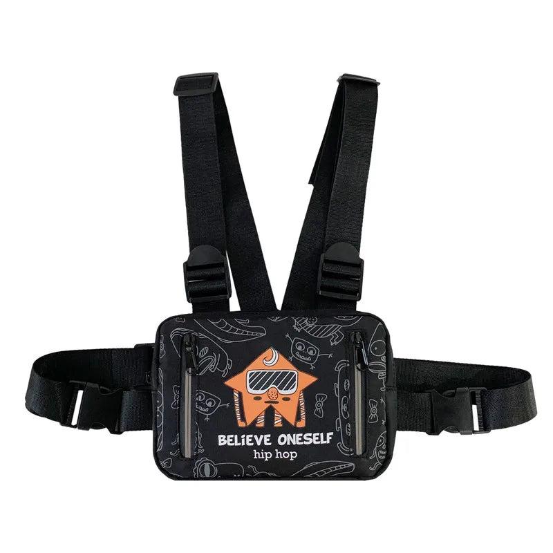 Tactical Chest Pack Multi-function Vest Bag Men Waist Belt Pack