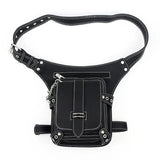 Steampunk Retro Waist Bag PU Biker Shoulder Gothic Messenger Bag