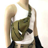 Tactical Chest Bag Shoulder Anti-Theft Wallet Men Outdoor Pistol Gun Bag