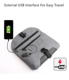Casual Crossbody Bag for Men USB Charging Waist Chest Bags