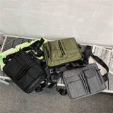 Tactical Chest Bag Streetwear Hip-Hop Unisex Travel Utility Nylon Waterproof