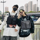 Tactical Chest Bag Streetwear Hip-Hop Unisex Travel Utility Nylon Waterproof