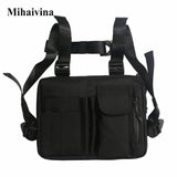 Tactical Chest Bag Streetwear Hip-Hop Unisex Travel Utility Nylon Waterproof