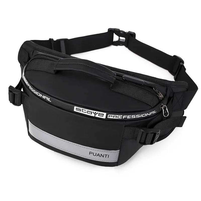 Waterproof Waist Bag Men Belt Fanny Pack Unisex Hip Purse