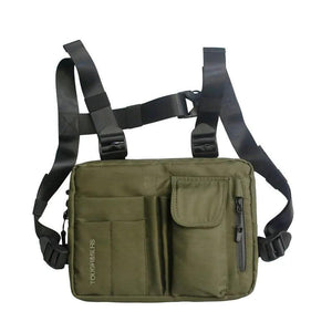 Tactical Functional Men Shoulder Bag Streetwear Adjustable Chest Vest Bags