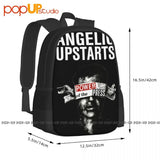 Angelic Upstarts - Power Of The Press Backpack Large Capacity Travel Shoe Bag