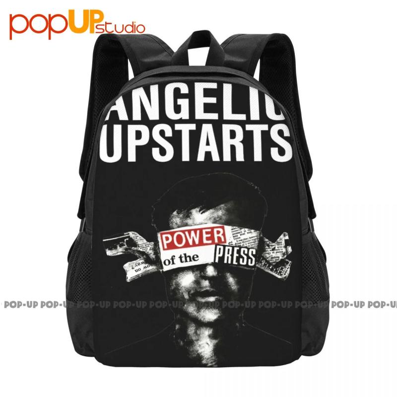Angelic Upstarts - Power Of The Press Backpack Large Capacity Travel Shoe Bag