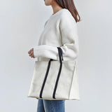 Casual Tote Bag Large Capacity Women Handbag Canvas Shopping Bag