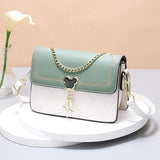 Flap Ladies Shoulder Bag PU Soft Material Chain Bag Birthday Gift