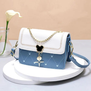 Flap Ladies Shoulder Bag PU Soft Material Chain Bag Birthday Gift