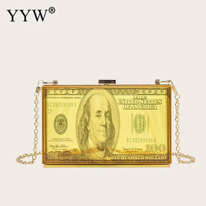 Acrylic Box Party Clutch Small Crossbody Bag