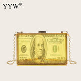 Acrylic Box Party Clutch Small Crossbody Bag