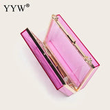 Acrylic Box Party Clutch Small Crossbody Bag