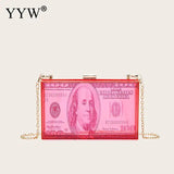 Acrylic Box Party Clutch Small Crossbody Bag