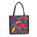 Embroidery Canvas Shoulder Bag Chinese Ethnic Style Tote