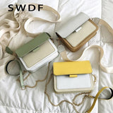 Leather Crossbody Messenger Bag for Women