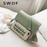 Leather Crossbody Messenger Bag for Women