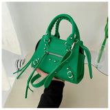 Studded Messenger Bag Crossbody Retro Armpit Bag