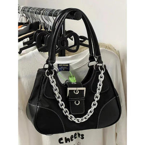 Women's Canvas Splicing Shoulder Bags Young Girls Shopping Crossbody Bags