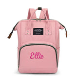 Personalized Embroidered Baby Backpack Travel Mommy Bag Stroller