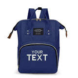 Personalized Embroidered Baby Backpack Travel Mommy Bag Stroller