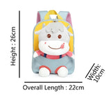 Kids Cow Animal Patchwork Plush Backpack for Boys Girls