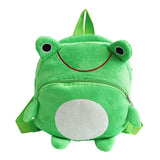 Cute Cartoon Frog Backpack for Toddlers, Plush School Bag for Kids