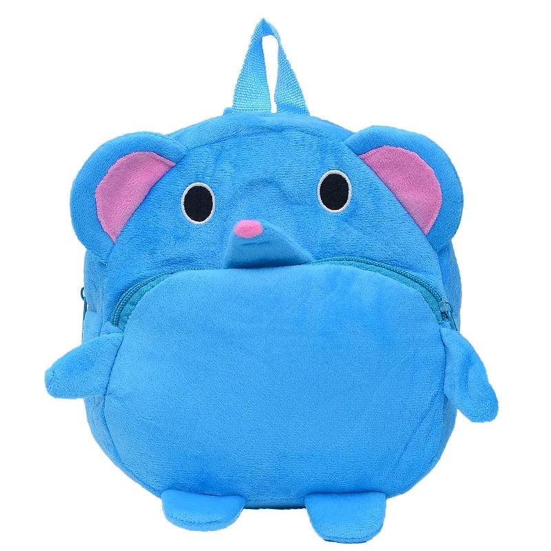 Cute Cartoon Frog Backpack for Toddlers, Plush School Bag for Kids